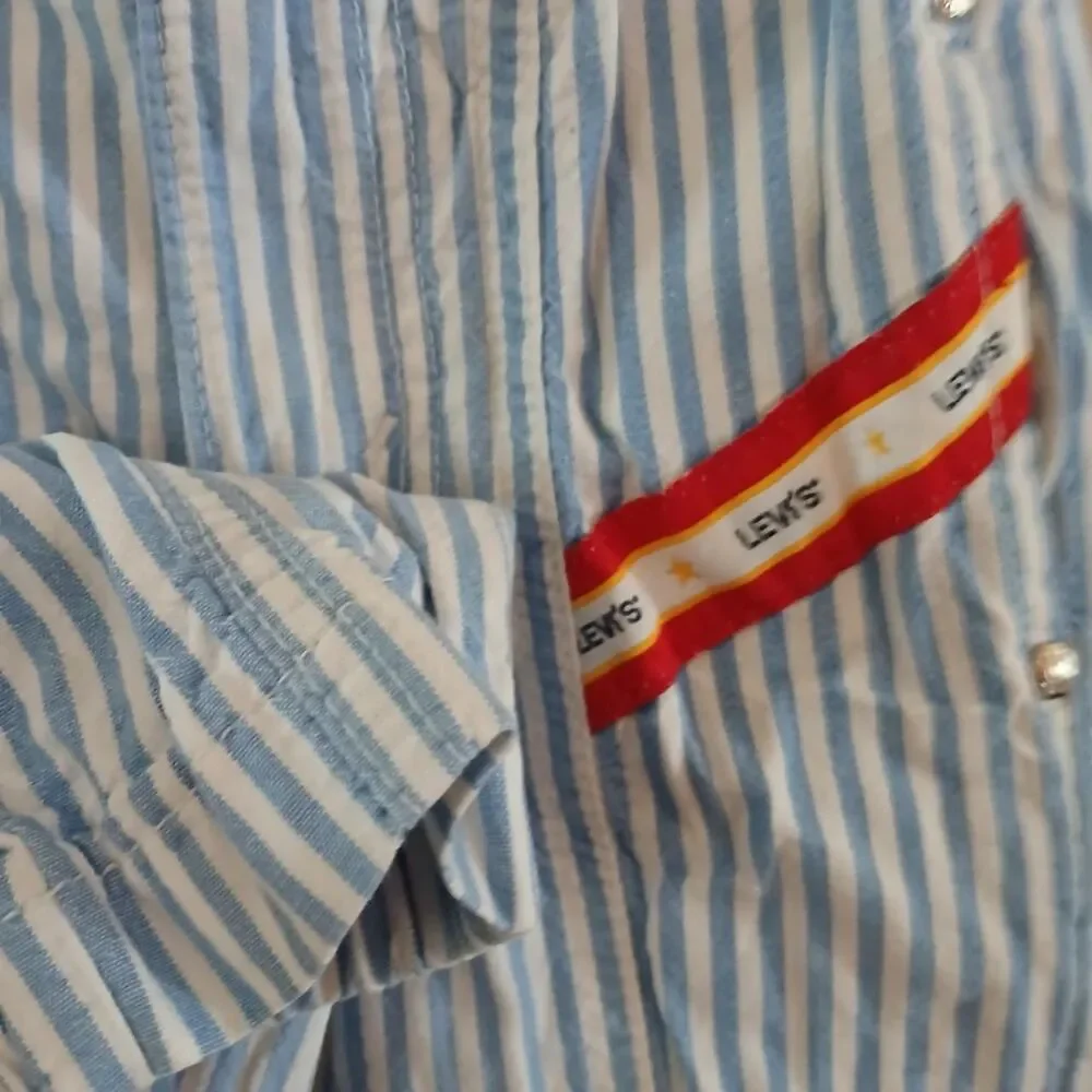 Vintage 80s Little Levi's Hickory Stripe Railroad Striped Pants 3T Retro Stripes